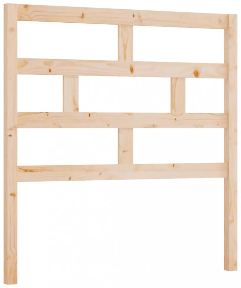 tömör fenyőfa ágyfejtámla 81 x 4 x 100 cm