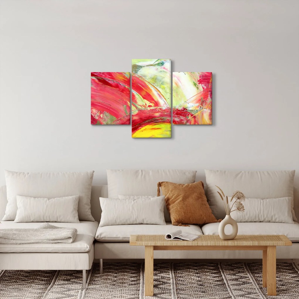 Absztrakció kép - festmény (90x60 cm)