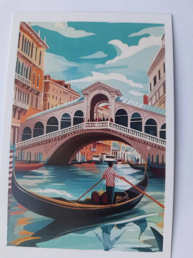 Grafika Keret Olaszország Velence