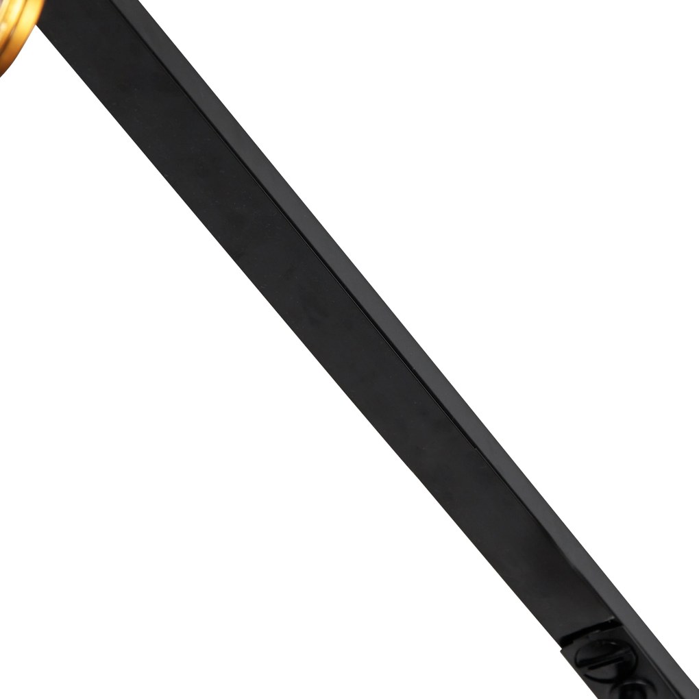 Modern 1 fázisú sínrendszer 5 sötét bronz spotlámpával - Jeana