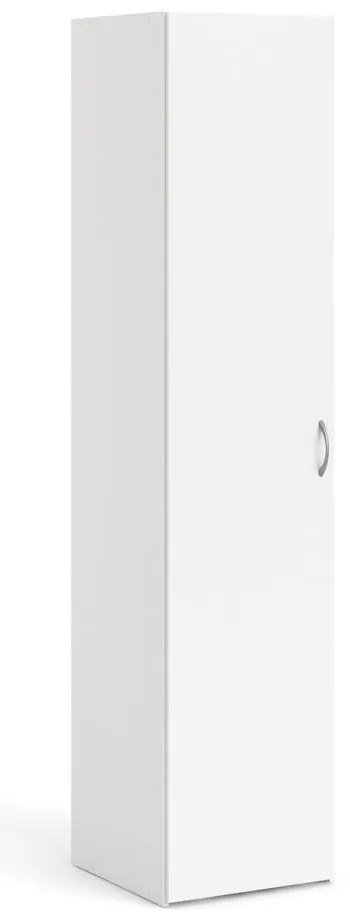 Fehér ruhásszekrény 39x175 cm Space – Tvilum