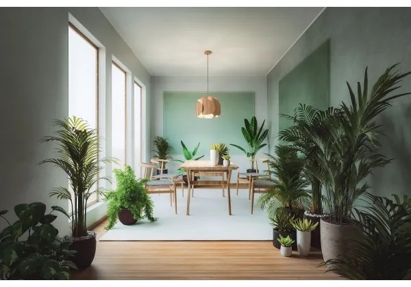 Fabas Luce 3672-40-132 - Csillár zsinóron PEVERO 1xE27/40W/230V fa