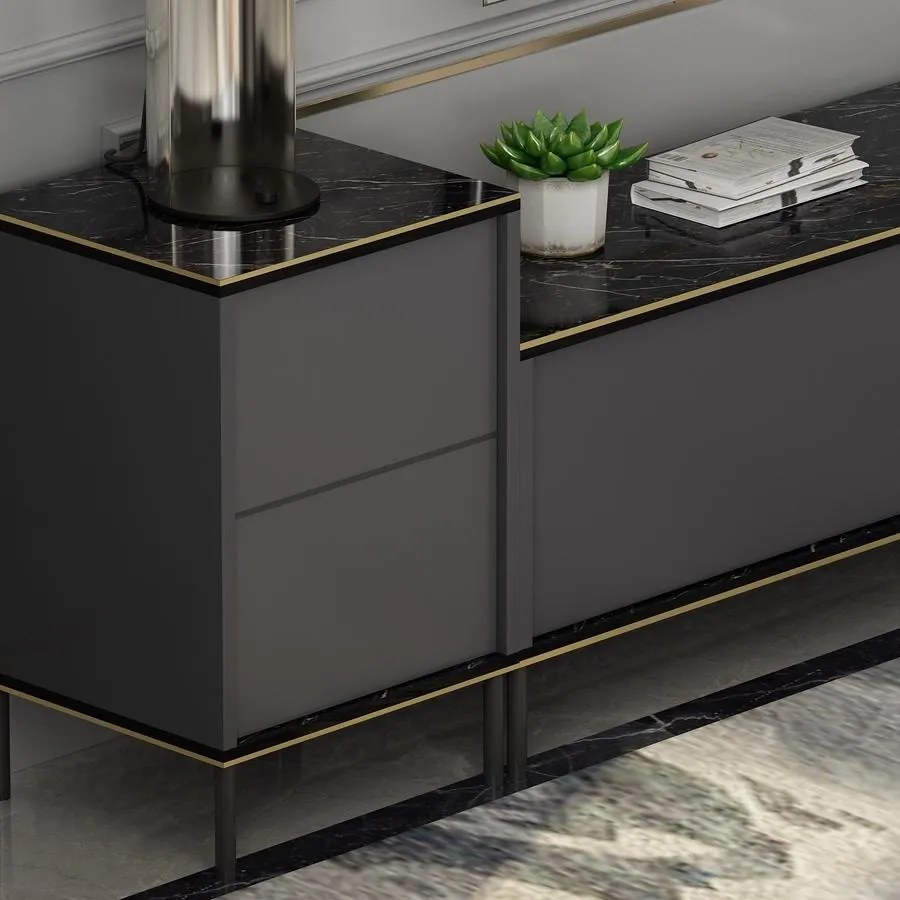 TV szekrény Imaj - Anthracite
