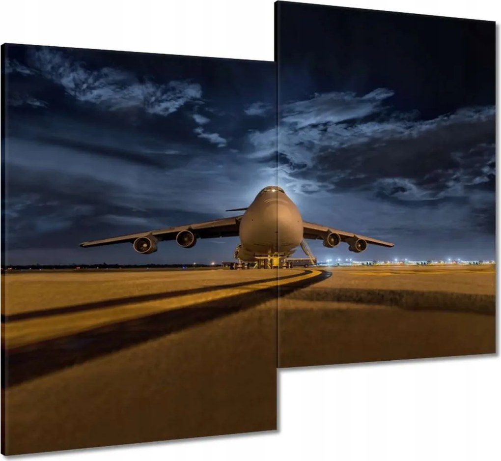 Vászonkép 80x70 Nagy repülőgép repülőtér