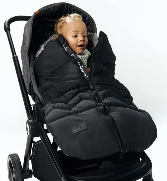 Lionelo - Babakocsi bundazsák FRODE Black Carbon