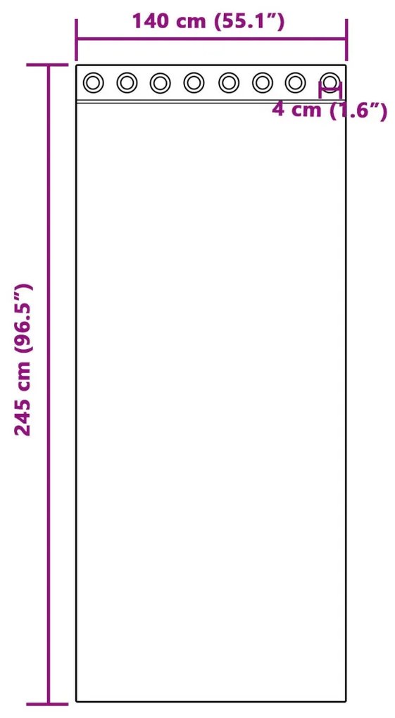 Sötétítőfüggöny 2 db Sötétvörös Bársony