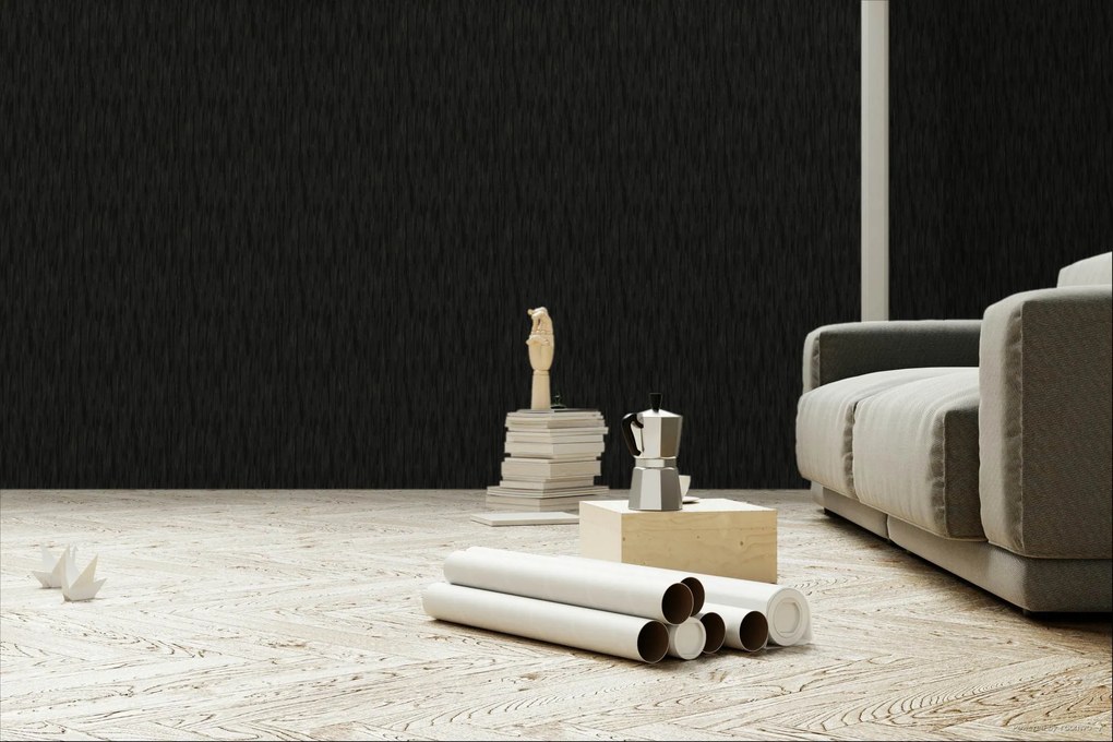 Zambaiti Parati Casa Chic Taccato ezüst-fekete fényes foltos vlies tapéta – Z20109