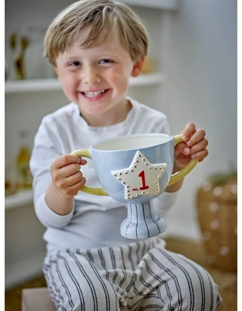 Kerámia kézzel festett kaspó Trophy – Bloomingville Mini