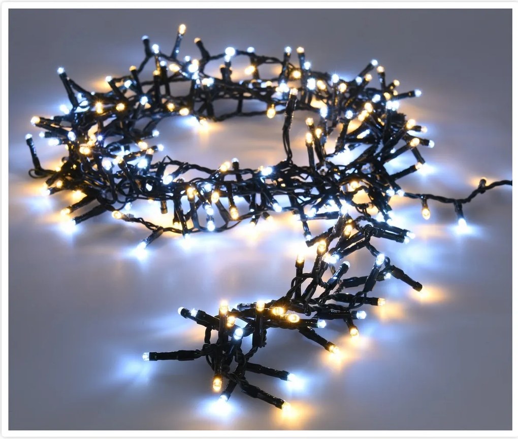 Twinkle karácsonyi fényfüzér hideg és meleg fehér, 700 LED-es, L