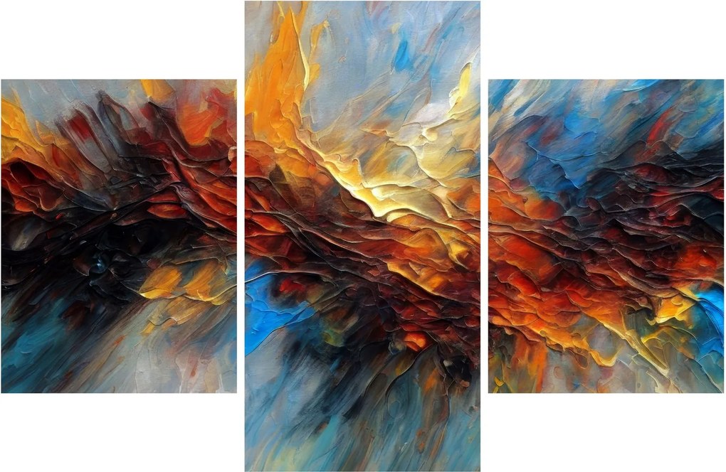 Kép - Színes textúra (90x60 cm)