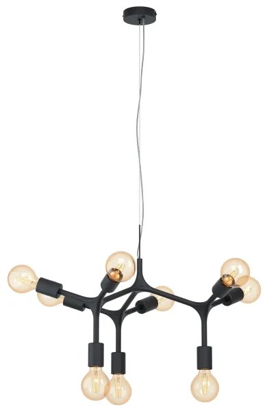 Eglo 98346 - Csillár zsinóron BOCADELLA 9xE27/60W/230V