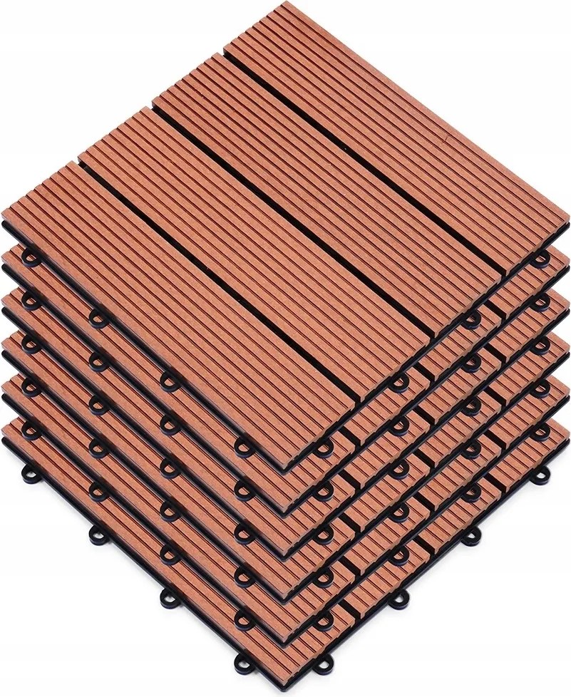 Terasz csempe Barna 30 x 30 cm Progarden 6 db-os