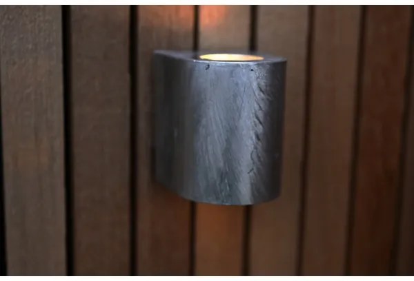 Nordlux - LED kültéri fali lámpatest CANTO 2xLED/6W/230V IP44 ezüstszínű