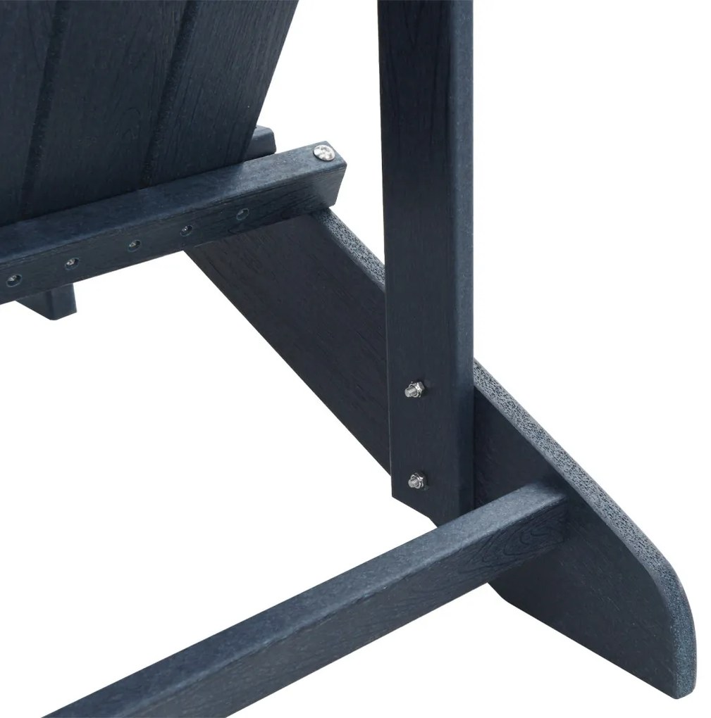 Adirondack szék Tengerészkék 74x82x91 cm HDPE