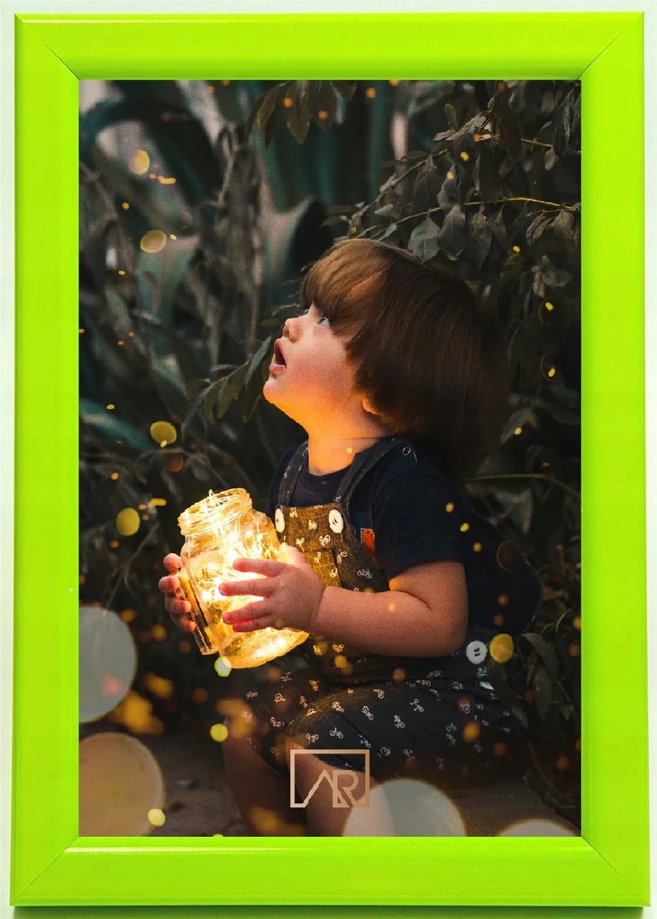 Képkeret A4 21x29,7 méret, lime, Aura gyerek