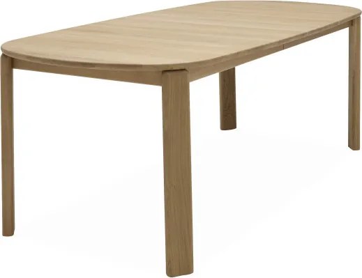 Ovalis bővíthető étkezőasztal