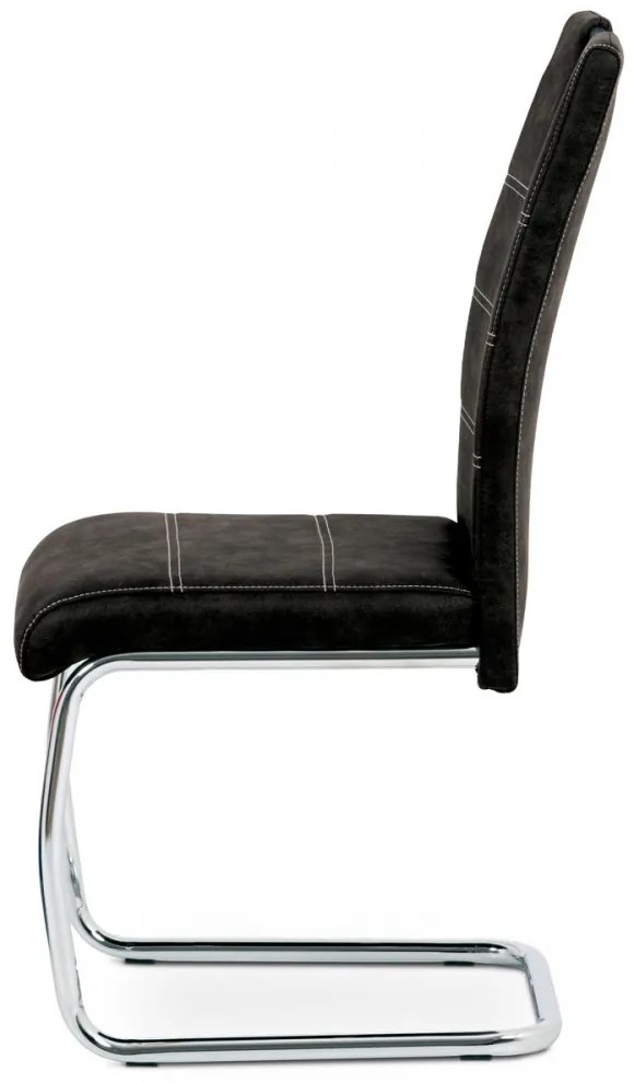 Scaun modern cu baza Sled Culoare negru Hc-483