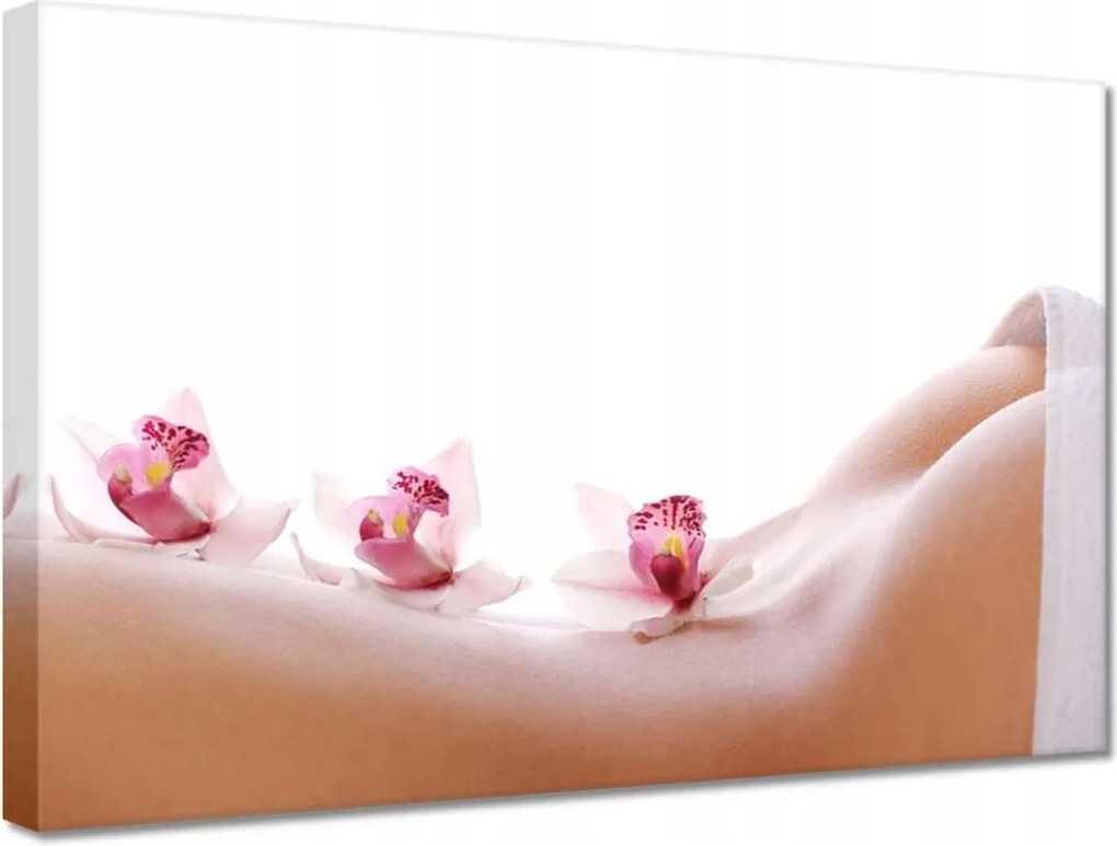 Vászonkép 30x20 Pihenés a SPA-ban Orchideák