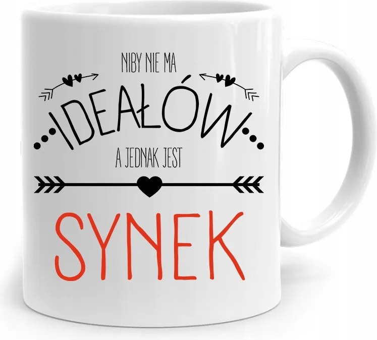 Ajándék Bögre A Gyermek Fiának Nincsenek Tökéletesek fényképes nyomtatással