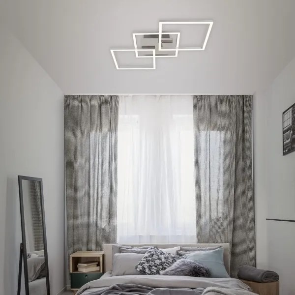 LED mennyezeti lámpa LED/33W/230V 3000K matt króm