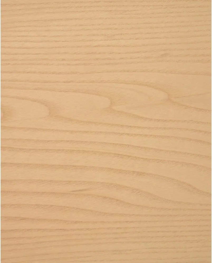 Szürke-natúr színű TV-állvány kőrisfa dekorral 180x41x42 cm Anielle – Kave Home