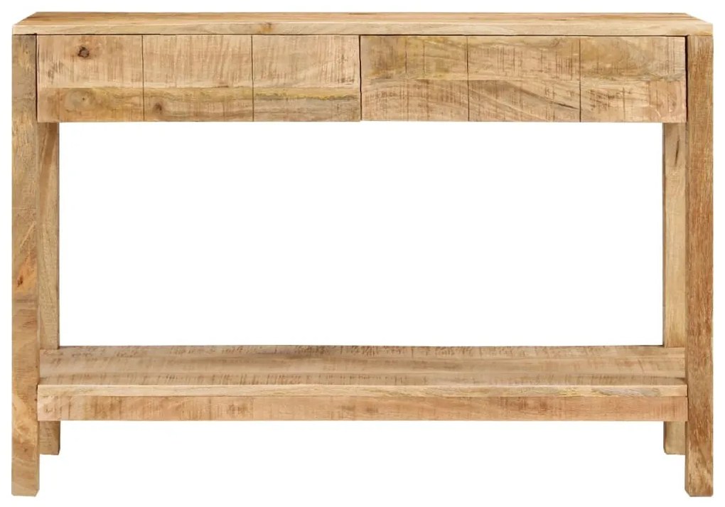 tömör mangófa tálalóasztal 2 fiókkal 110 x 35 x 75 cm
