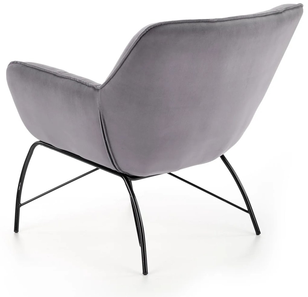 Fotel Betali (szürke + fekete). 1028142