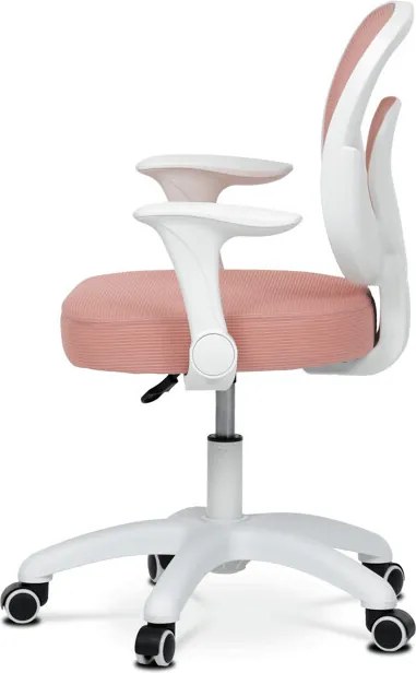 Gyerek Forgószék, Magasságállítás, Rózsaszín Hálós. KA-K1062 PINK