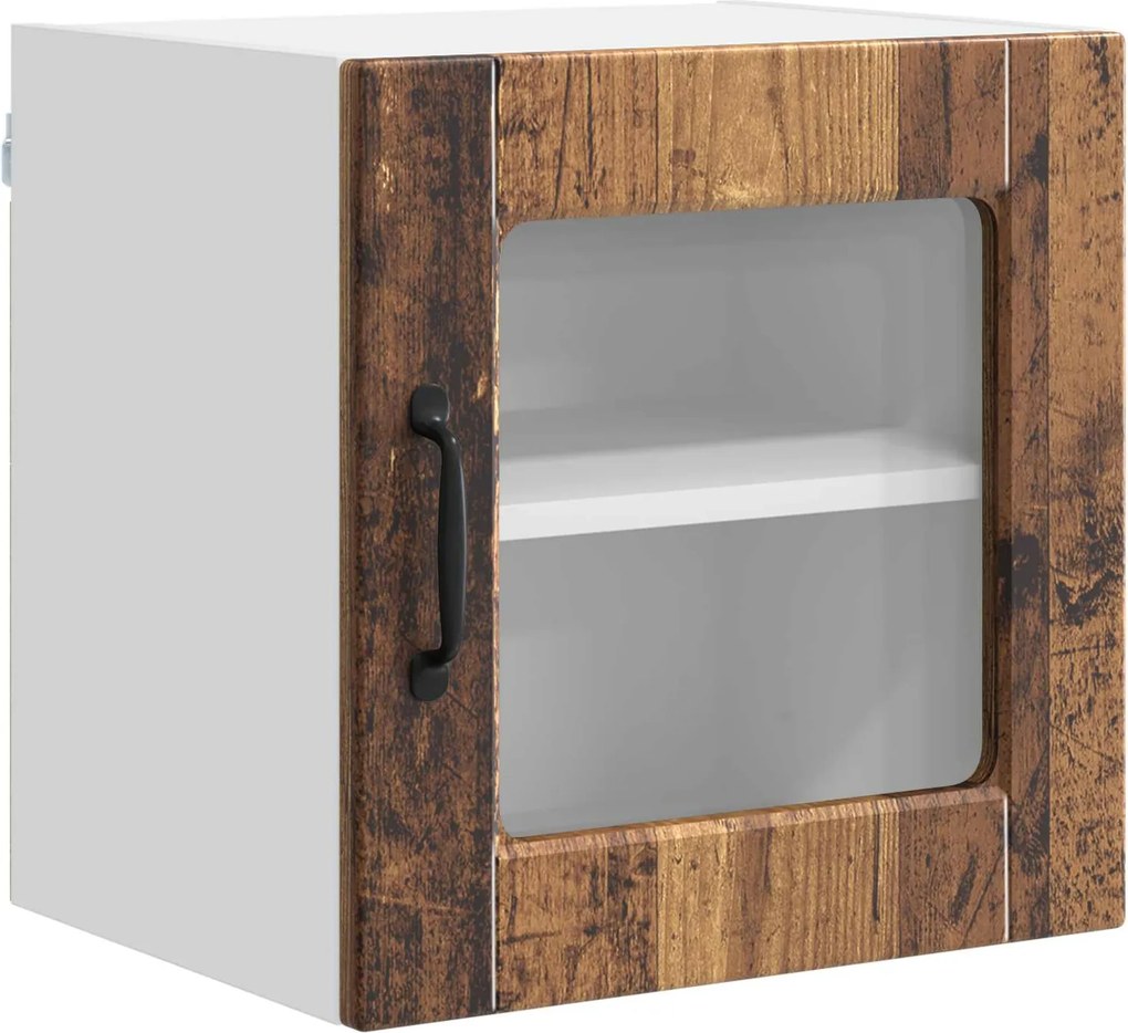 vidaXL Konyhaszekrény polcokkal Öreg fa 40 x 31 x 40 cm Faanyag
