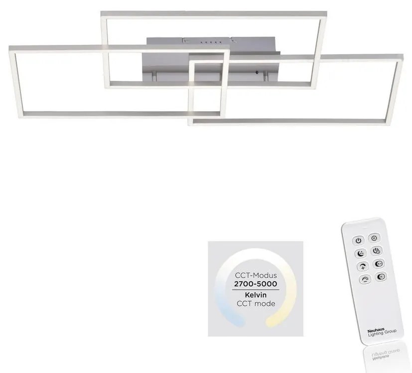 Leuchten Direkt 14150-55 - LED Szabályozható lámpa IVEN 3xLED/13W/230V + távirányító