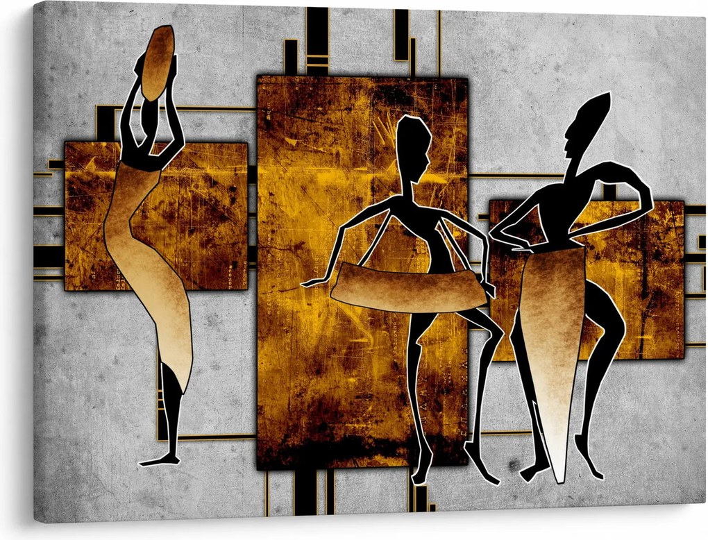Kép - Az afrikai kultúra motívumai (70x50 cm)