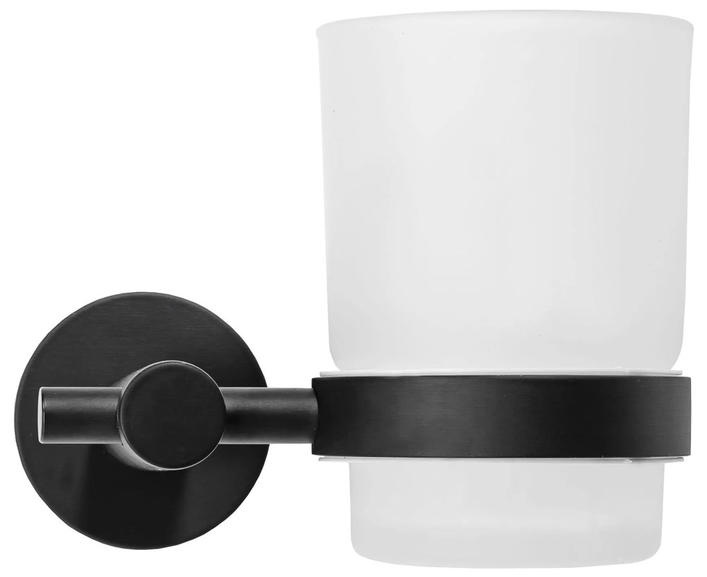 Fürdőszobai pohár GUN black 322233A
