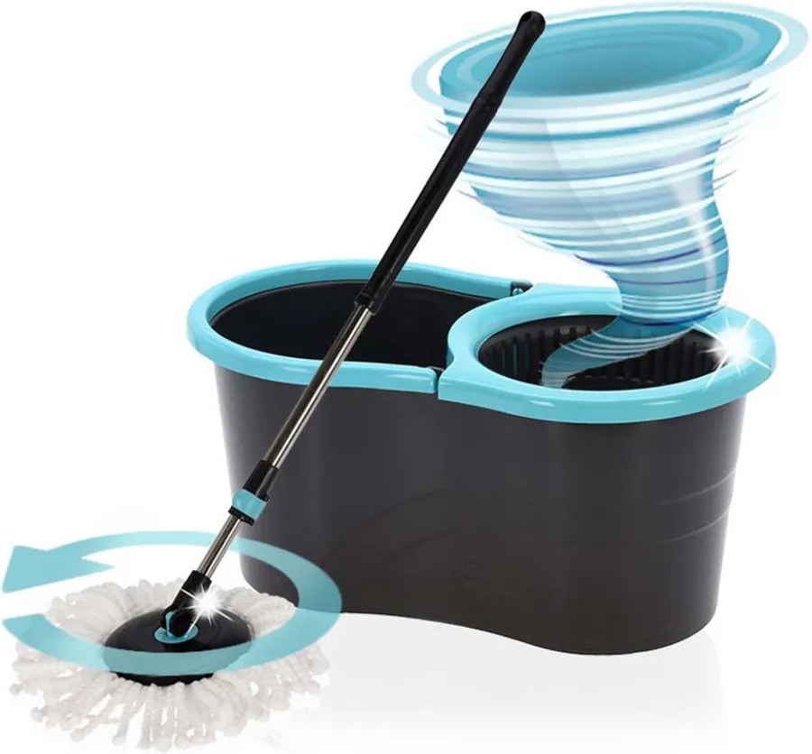 Spin Mop UltraClean forgófejes felmosó készlet, 14 literes