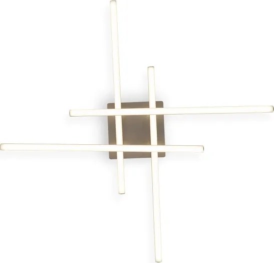 Brilagi - LED mennyezeti lámpa STRIPES LED/37W/230V ezüstszínű