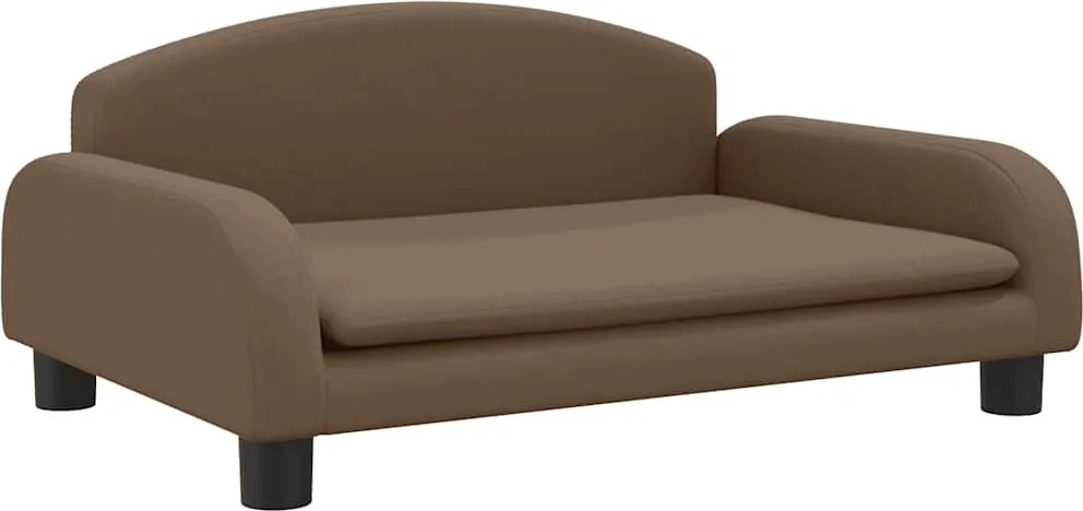 vidaXL barna szövet kutyaágy 70 x 45 x 30 cm