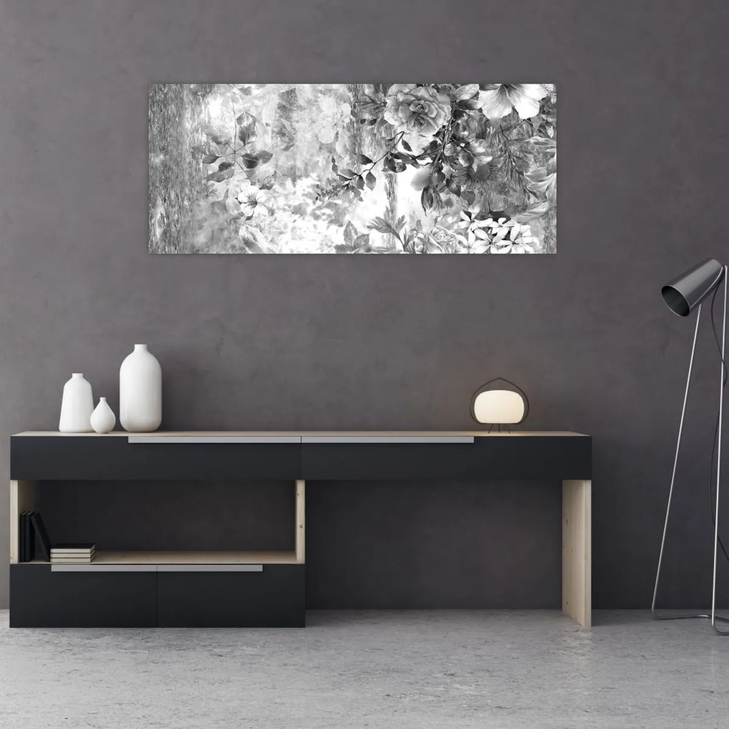 Kép - Romantikus kert (120x50 cm)