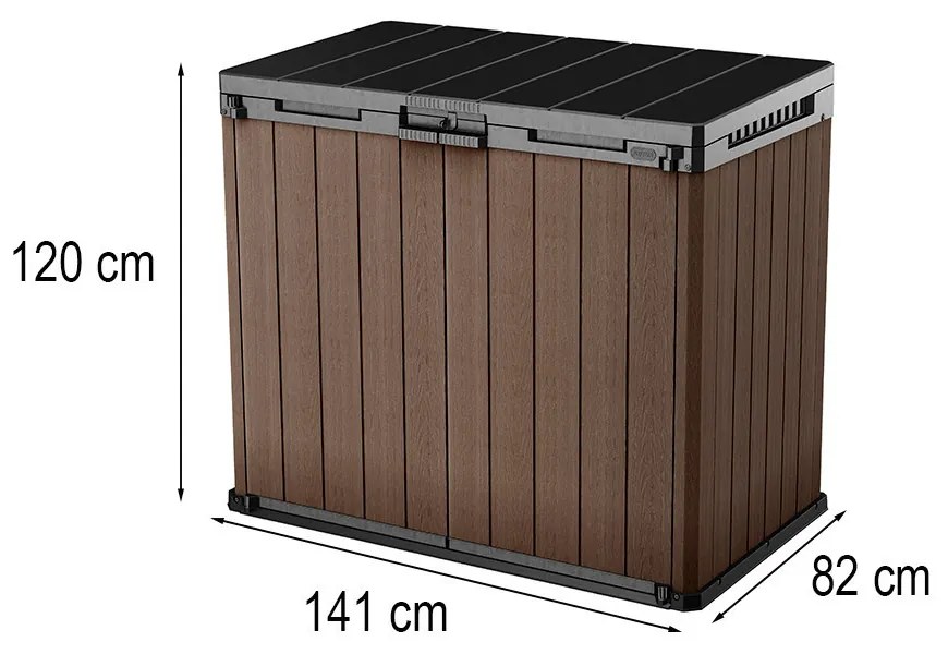 Sio darwin műanyag kerti tároló 1100 L