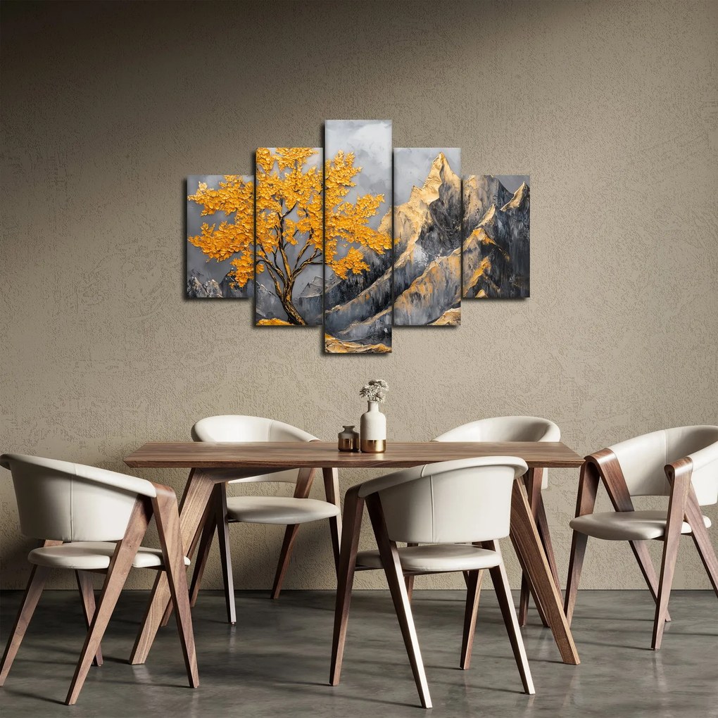 Kép – Arany fa a hegyekben (150x105 cm)