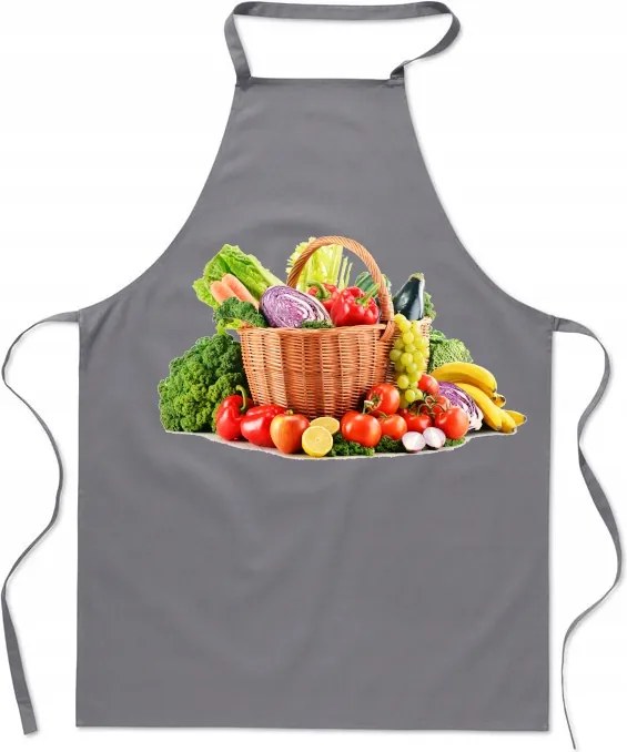 Konyhai kötény Gyümölcs Zöldség Kosár