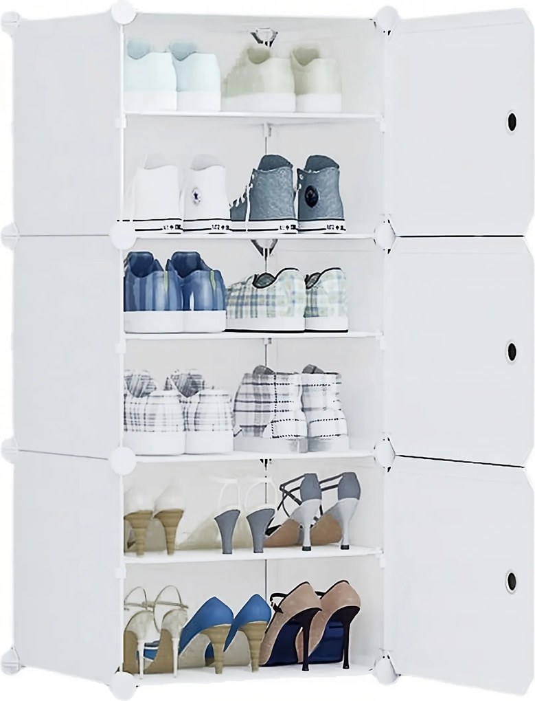 Moduláris Szekrény Könyvespolc Cipőtartó Cipő Ruhatár RG1