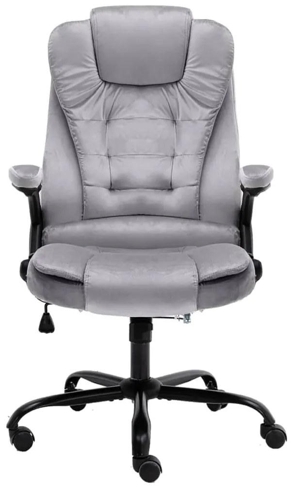 világosszürke bársony irodaszék