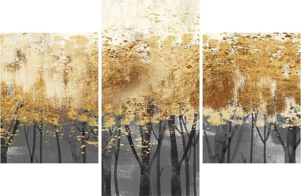 Kép - Arany fák (90x60 cm)