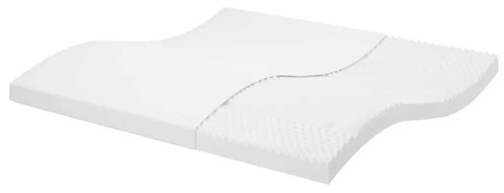 fehér 7 zónás 20 ILD keménységű habmatrac 200 x 200 cm