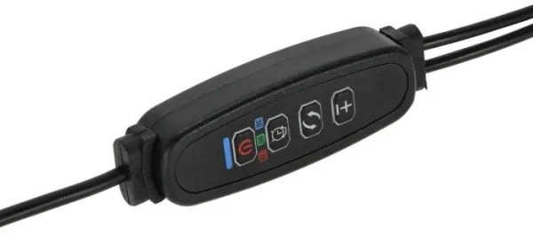 LED flexibilis asztali lámpa csipesszel növényekhez VITARO 2xLED/4W/230V fekete