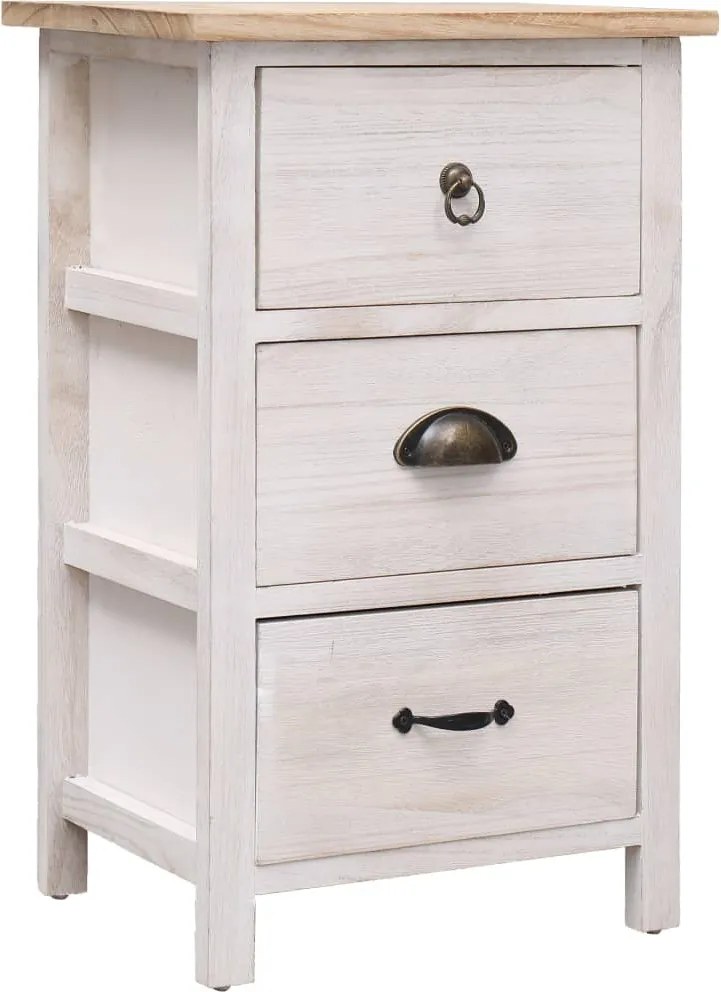 vidaXL császárfa kisszekrény 35 x 25 x 57 cm