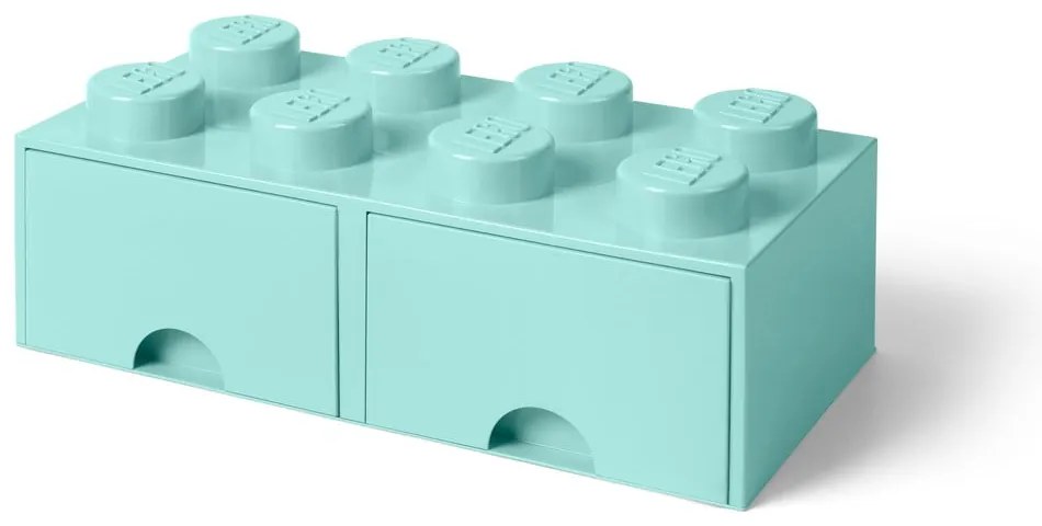 Mentolzöld 2 fiókos tárolódoboz - LEGO®