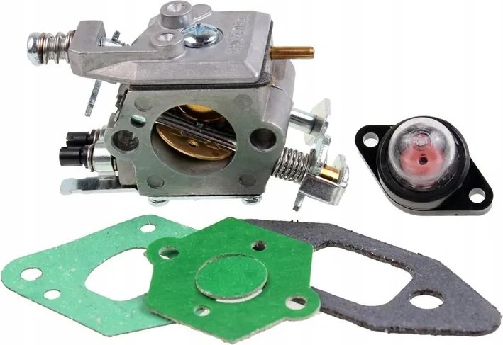 Karburátor fűrészhez Partner 350 351 370 420 Primer Tömítések Állítható Walbro
