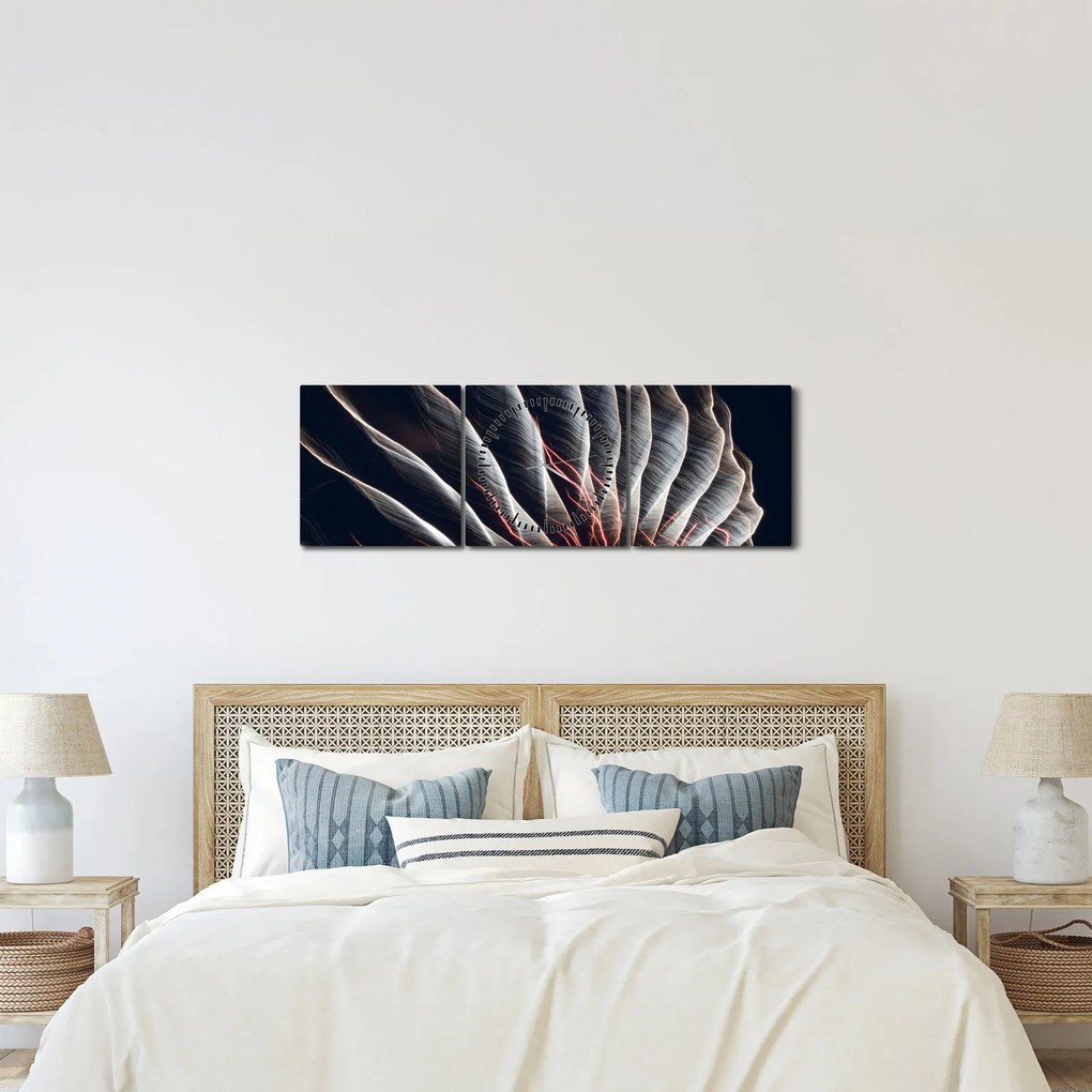 Kép - Világító kisülés (órával) (90x30 cm)