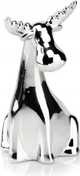 Kerámia rénszarvas ezüst 02.574.15 Polnix