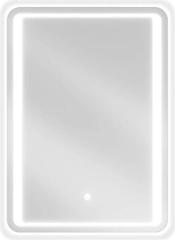 Mexen Zusa LED-es, tükrös fürdőszobai tükör 50 x 70 cm, 6000K, páramentesítő - 9808-050-070-611-00